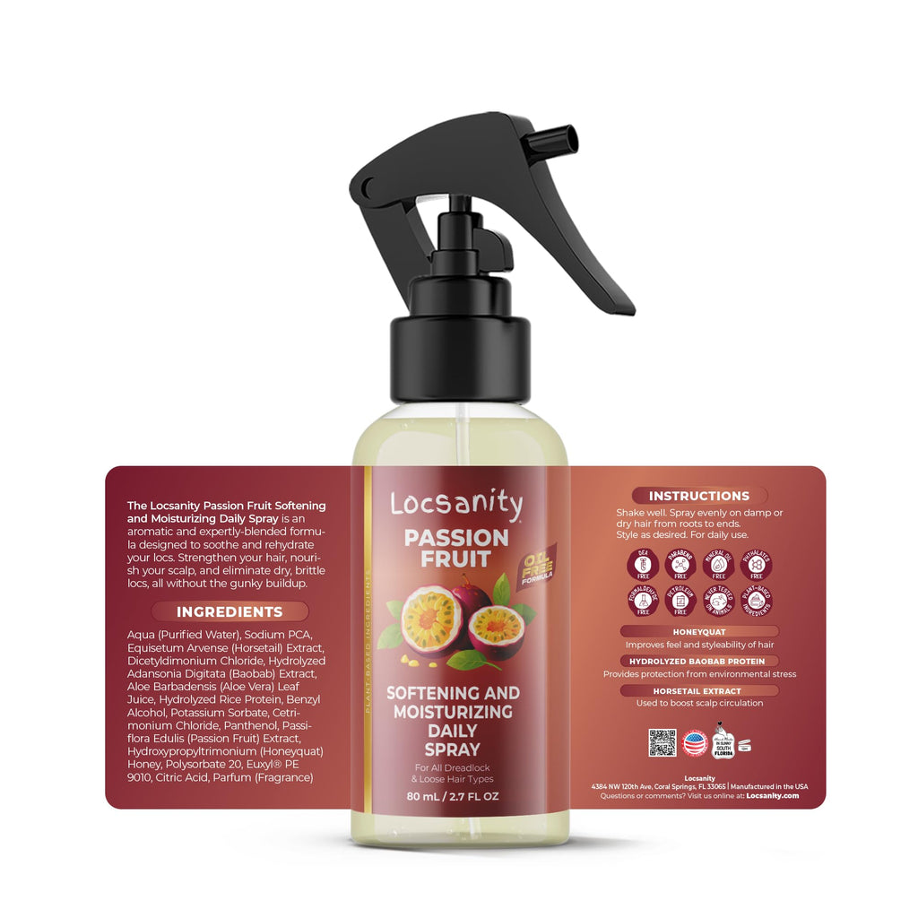 Locsanity Natural & Organic Loc Care Essentials Mature Locs Travel Kit