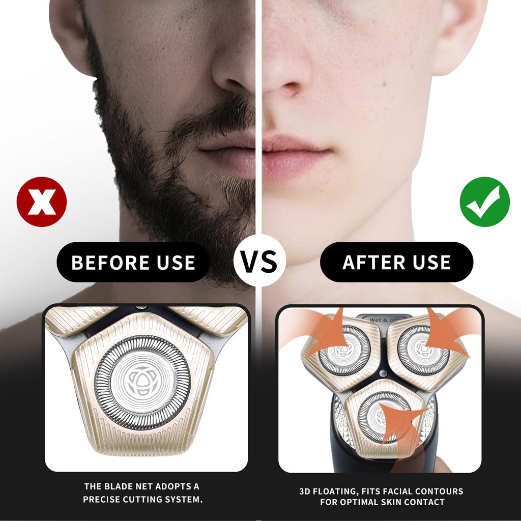 SH71/50 Shaving Heads Compatible with Philips Shavers, Champagne