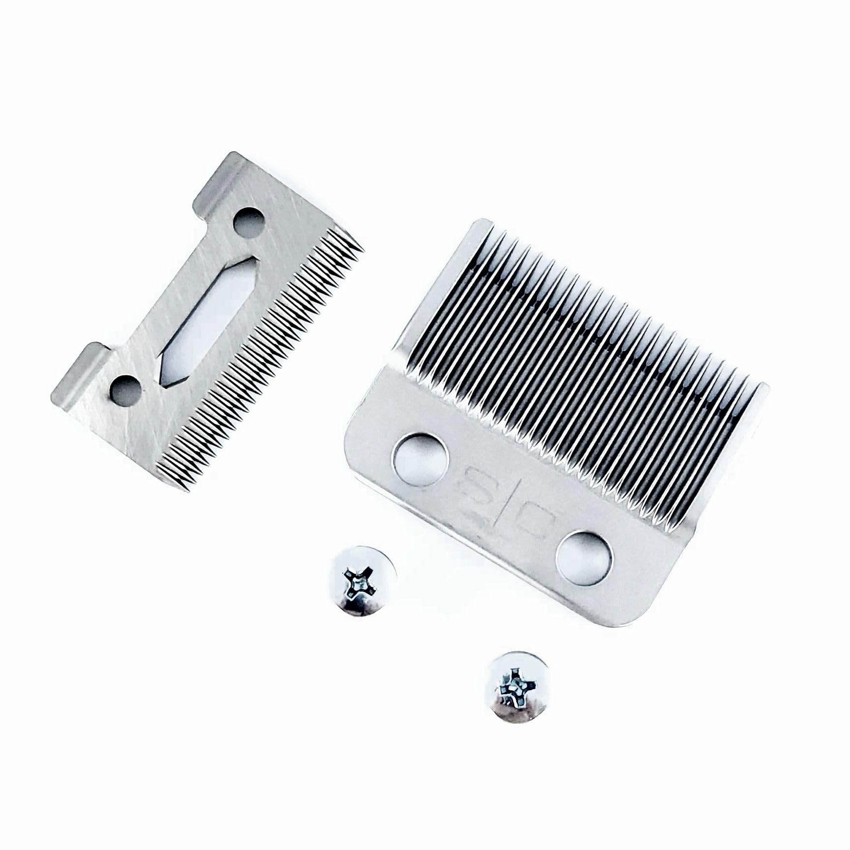 StyleCraft Replacement Fixed Stainless Steel Taper Hair Clipper Blade with Moving Ceramic Deep Tooth Cutter Set