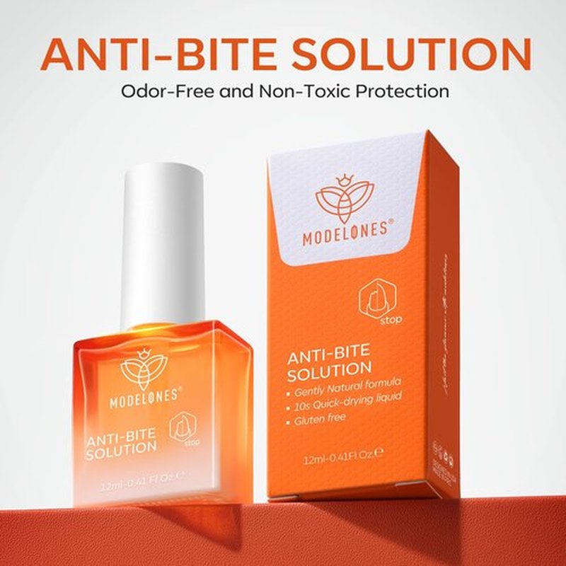 modelones Nail Biting Treatment for Kids Thumb Sucking Deterrent Nail Biting Prevention for Kids Quick Dry Bitter No Bite Nail Polish Stop Biting Nails Repair for Damaged Nails 0.34 fl oz