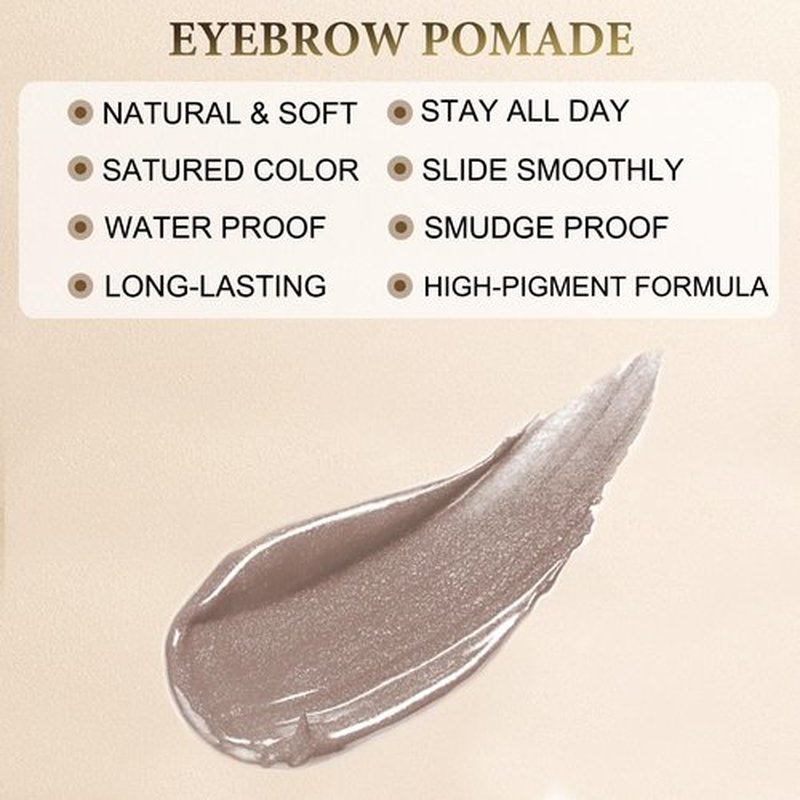 Eyebrow Pencil Makeup Kit - Waterproof 2-IN-1 Microblading Pen & Pomade | Natural Ash Blonde