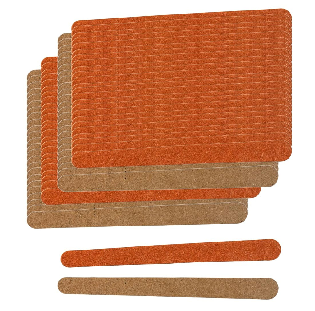 Vakly Professional Nail Files [144 Pack] Emery Boards - Dual Sided 180 Grit Nail Buffering File - Compact Reusable Double Sided Tool for Manicure & Pedicure Shaping & Smoothing Finger and Toenails