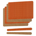Vakly Professional Nail Files [144 Pack] Emery Boards - Dual Sided 180 Grit Nail Buffering File - Compact Reusable Double Sided Tool for Manicure & Pedicure Shaping & Smoothing Finger and Toenails