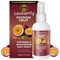 Locsanity Daily Moisturizing Spray for Dull, Dry Locs – Trial Size Passion Fruit Hair and Scalp Moisturizer for Dreadlocks, Sisterlocks, Microlocks, Braids to Control Oil and Frizz (4 fl oz)