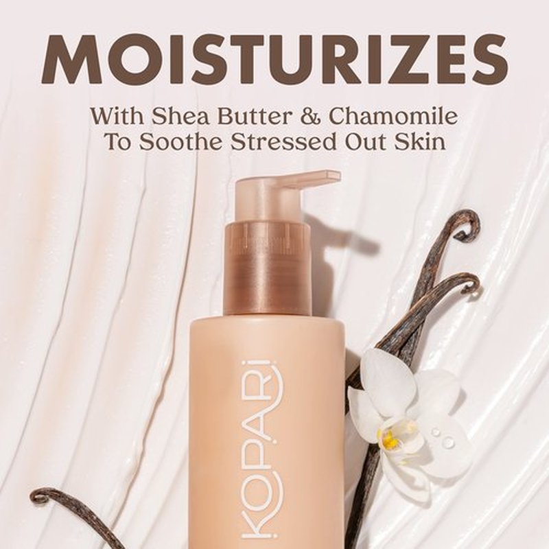 Kopari Hydrating Body Milk Lotion, Smooth Lightweight Feel, Deep Moisture for Instant Silky Skin, Infused with Shea Butter & Chamomile, Vanilla