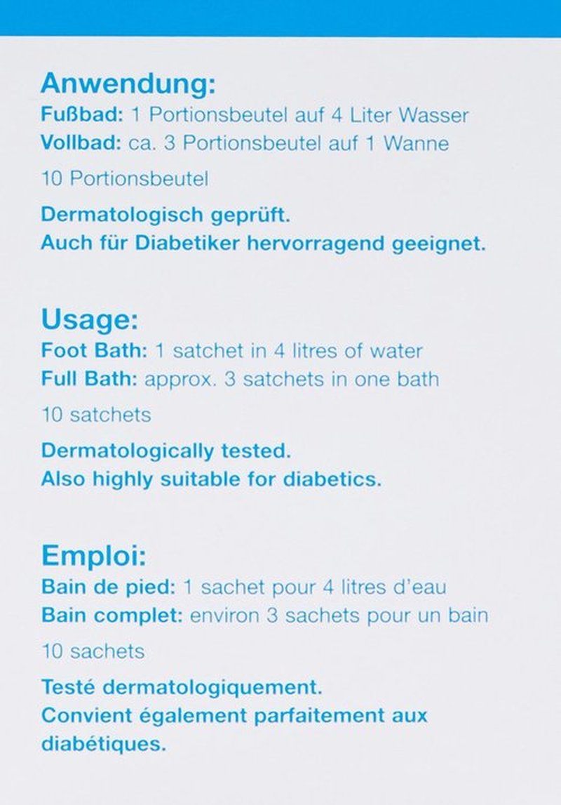 GEHWOL Bath Salt - Relaxing Foot Soak for Soothing Tired Feet | 10 Count Pack