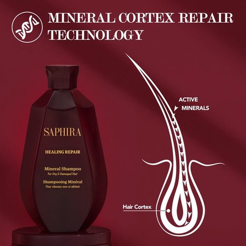 Saphira Healing Repair Shampoo 8.5oz / 250ml