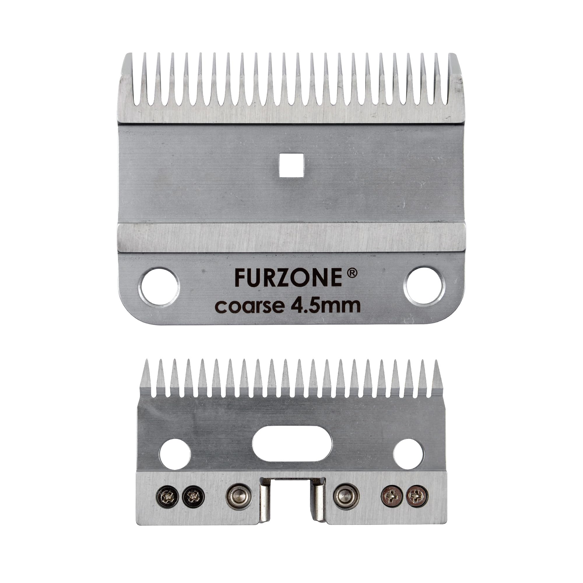 FURZONE A2 Large Animal Clipper Blade (COARSE) - 2-in-1 Set (24&22 Teeth), Horse Grooming Replacement Blade, Professional Grooming, 11/64-Inch/4.5mm Cut Length