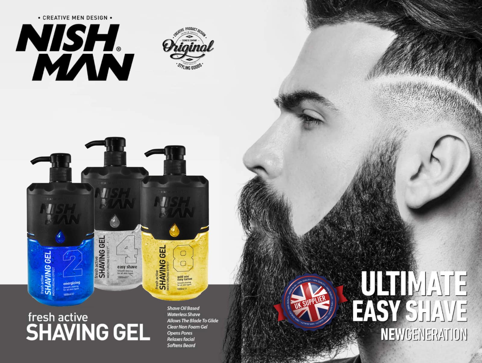Nishman Shaving Gel 02 1000 ml