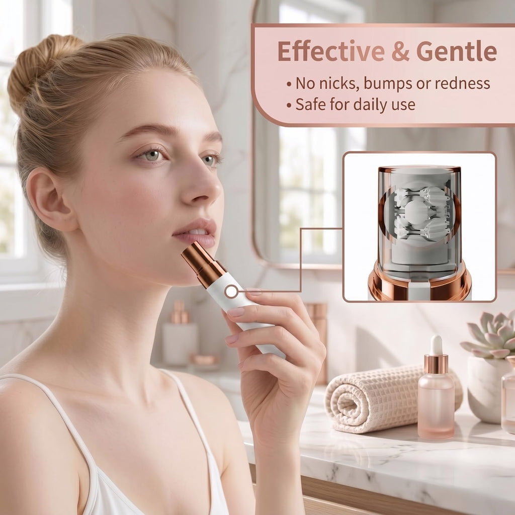Epil Pro 3.0 Women Face Epilator,2-in-1 Facial Hair Remover and Shaver for Women — Rechargeable Cordless Electric Facial Epilator with LED — for Face, Upper Lip, and Chin,Suitable for Facial