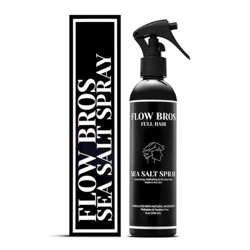 Flow Bros Sea Salt Spray for Hair - Texturizing & Volumizing with Natural Ingredients - 8oz