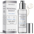 DermaLux Hyaluronic Acid & Peptides Face Serum - Dermatologist Tested, Anti-Aging, Korean Skin Care, Hydrates Smooths Firms – Clean Vegan Beauty for Dry Sensitive Skin – 1.69 Fl Oz