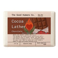 The Good Humans Co. Glycerin Soap – Handmade, Burnout Relief Bars (Cocoa Lather - Cocoa Extract Glycerin Bar with Sweet Chocolate Scent – Moisturizing & Indulgent – 3.5 oz)