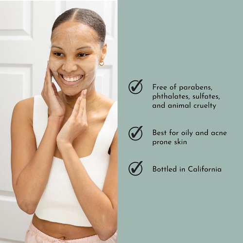 BOLDEN Skin Clarifying Cleanser - pH-Balanced Sulfate-Free Foaming Gel for Oily Skin | 5.1 Fl Oz