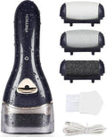 Skiennix Electric Callus Remover - Rechargeable Portable Foot File for Smooth Skin | Ideal Gift (Black)