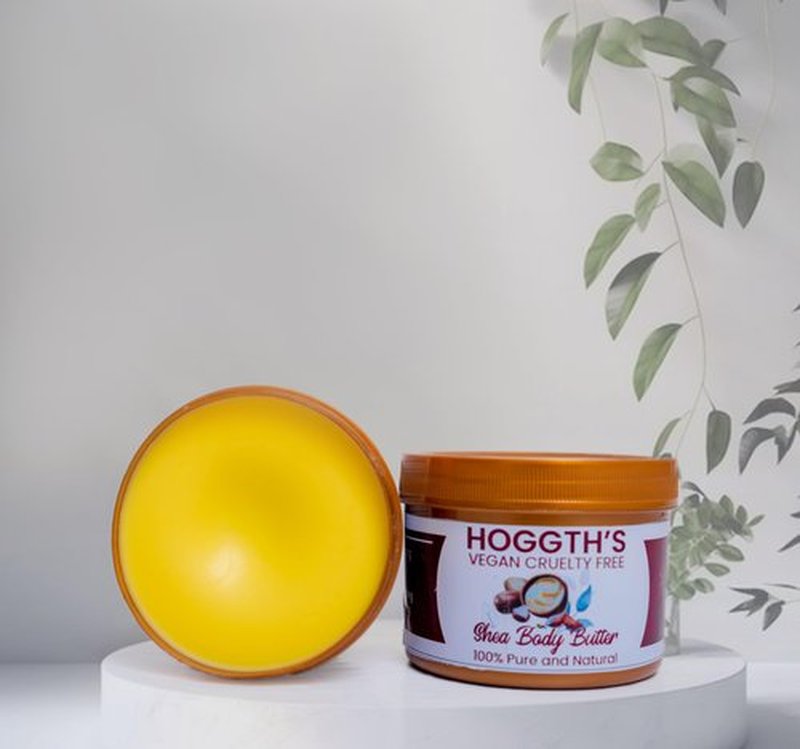 HOGGTH Natural Organic Moisturizers- 100% Pure Grade-A African Shea Body Butter- Suitable for Whipping, DIY Skin Care & Self Care - For Face,Body and Hair.