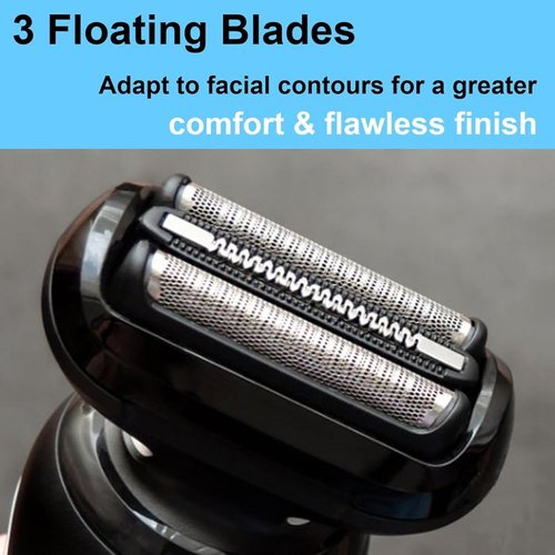 Braun Series 5/6 53B Replacement Head - Compatible Foil Shaver Head for New Braun Razors (1 Count)