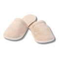Natural Toweling Slippers - GOTS Certified 100% Organic Cotton, Ultra Soft, Machine Washable Indoor Slippers for Bath and Home S Size US (6-7 Women/5-6 Men)