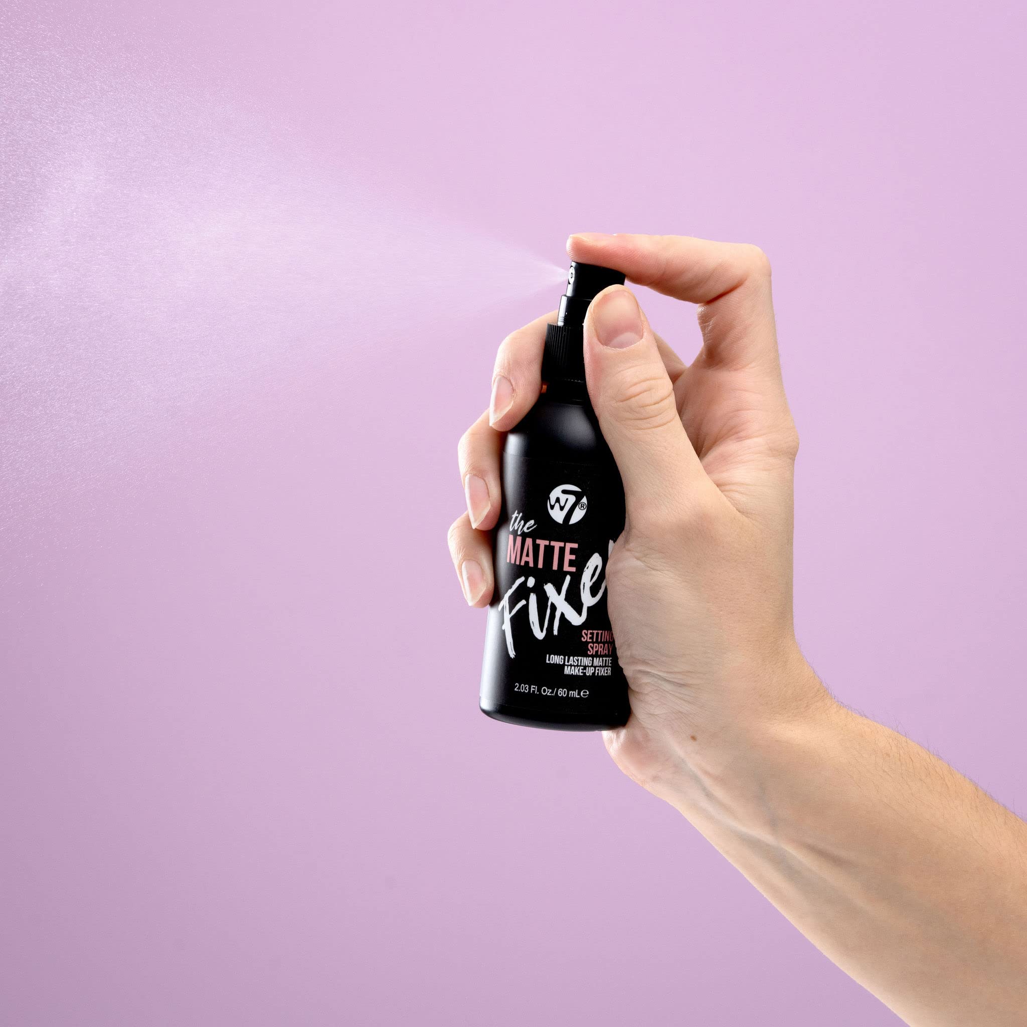 W7 The Fixer Makeup Setting Spray - Matte Finish - Long-Lasting, Ultra-Fine Formula - Cruelty Free and Vegan