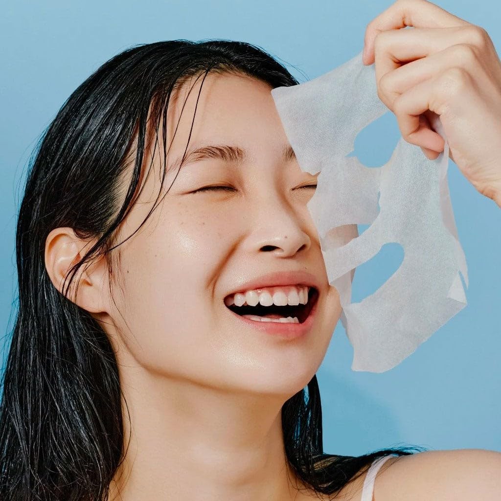 COSRX Triple Hyaluronic Water Wave Sheet Mask 20ml / 0.67 fl.oz | Hyaluronic Acid Face Mask | Korean Skin Care, Cruelty Free, Paraben Free
