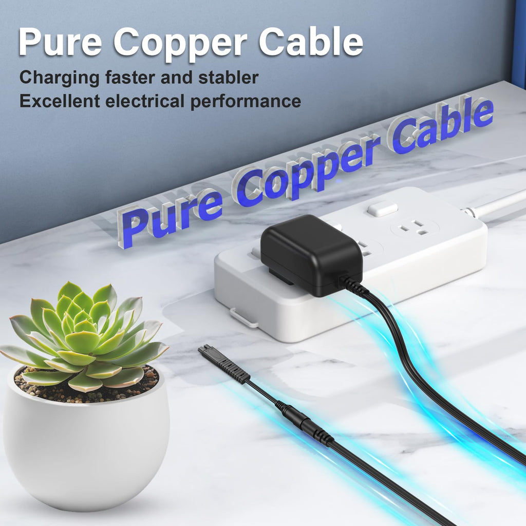 Power Cord for Freebird Electric Head & Body Hair Shaver Mens Razor 5V UL