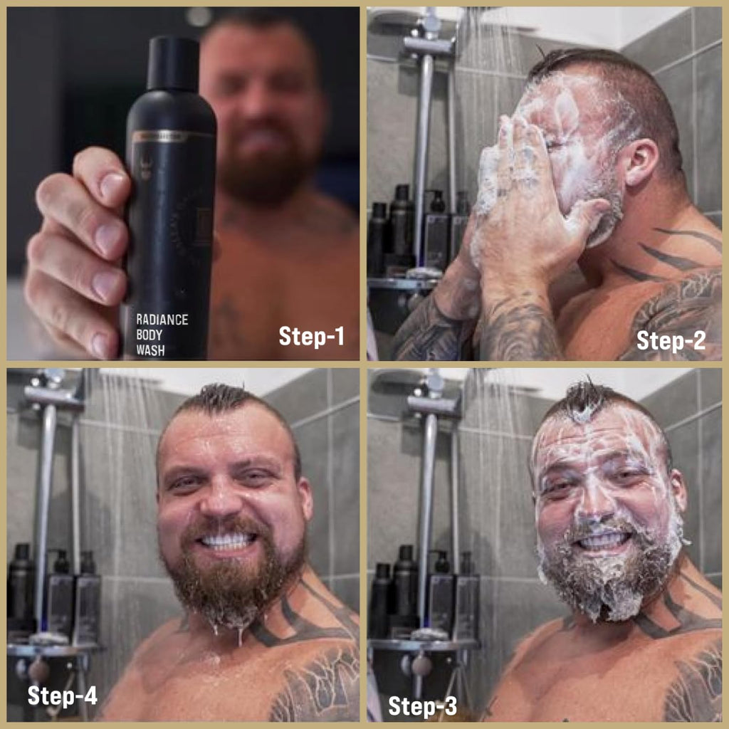 The Beard Struggle Men's Body Wash Surtr's Fury - Platinum Collection - Skin Cleaning Agent - Natural Body Wash - Shower Gel Liquid Soap - 240 mL / 8 US. fl. oz.