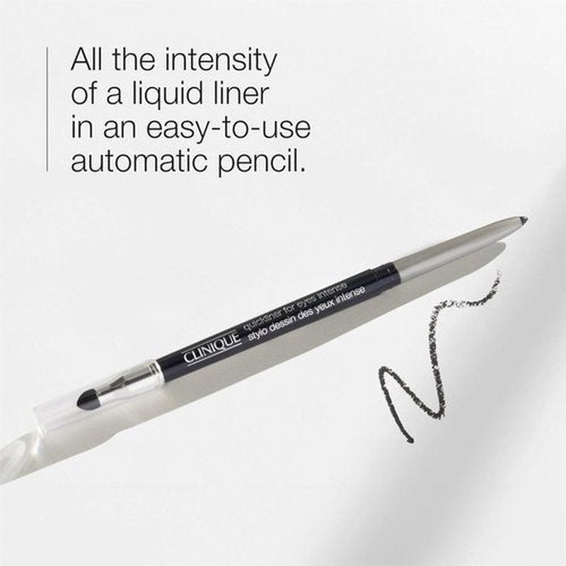 Clinique Quickliner For Eyes Intense Eyeliner Pencil - Water Resistant & Smudge Proof | 10 Stunning Shades