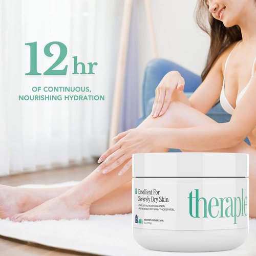 Theraplex Emollient Cream for Dry Skin - Dermatologist Recommended, Fragrance-Free, 6 Oz