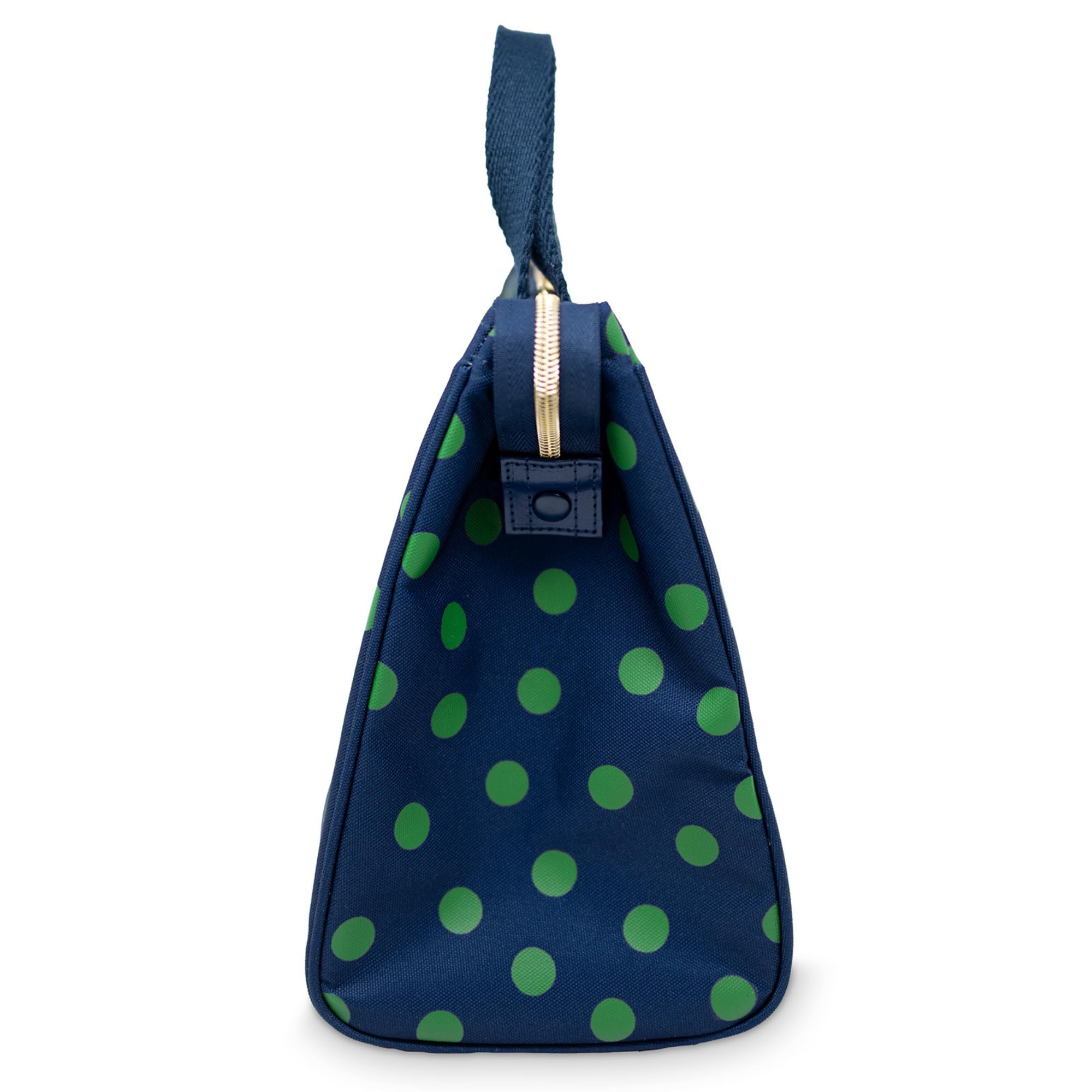 kate spade new york Portable Soft Cooler Lunch Bag, Thermal Tote with Insulated Interior Lining and Storage Pocket, Lunch Tote for Women, Sonnet Dot