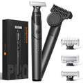 Trimcoo Men's Electic Beard Trimmer with 12-in-1 Rotating Combs - Professional Precision Styling,Magnetic Snap Blade, Wet/Dry Use, USB-C Fast Charge, Travel Friendly - Ideal for All Beard Styles