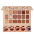 18 Color Natural Eyeshadow Palette – Soft Matte Shimmer & Glitter Finish with Built-In Concealer Shade – Ultra-pigmented Blendable Mauve Brown Nude Eyeshadow Palette, Cream Eyeshadow for Older Women