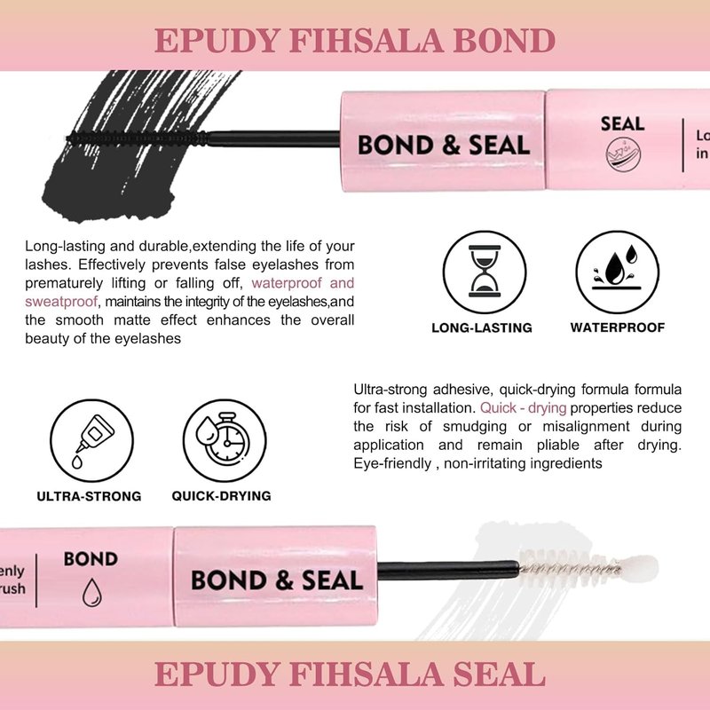 Volume Lash Clusters Kit 30-100D DIY Eyelash Extension 708pcs Thick Individual Lashes 8-16mm with Lash Bond and Seal, Tweezers, Brush, Super Thin Band False Eyelashes EPUDY FIHSALA