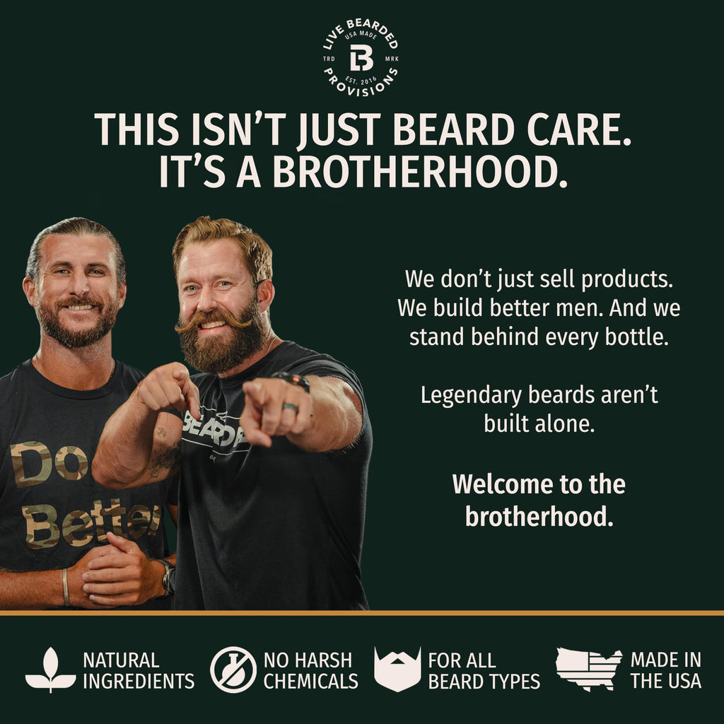 LIVE BEARDED® Beard Wash & Conditioner Kit for Men, Legend, 8 oz