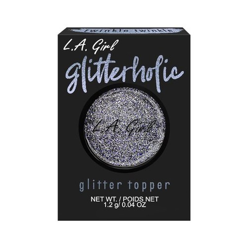 L.A. Girl Glitterholic Glitter Topper, Twinkle Twinkle GGP452 (Pack of 2)