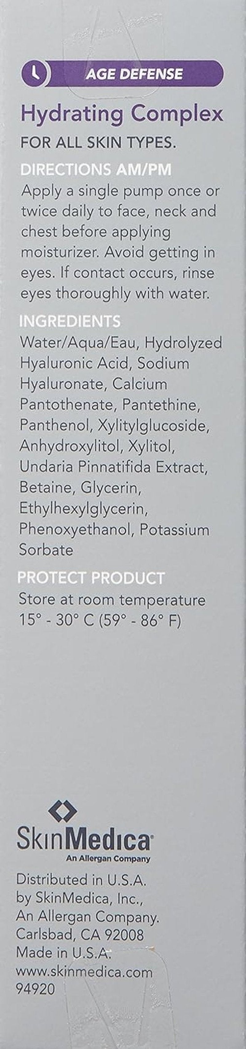 SkinMedica Hydrating Complex - Intense Moisture Serum for Radiant Skin | 1 Fl Oz