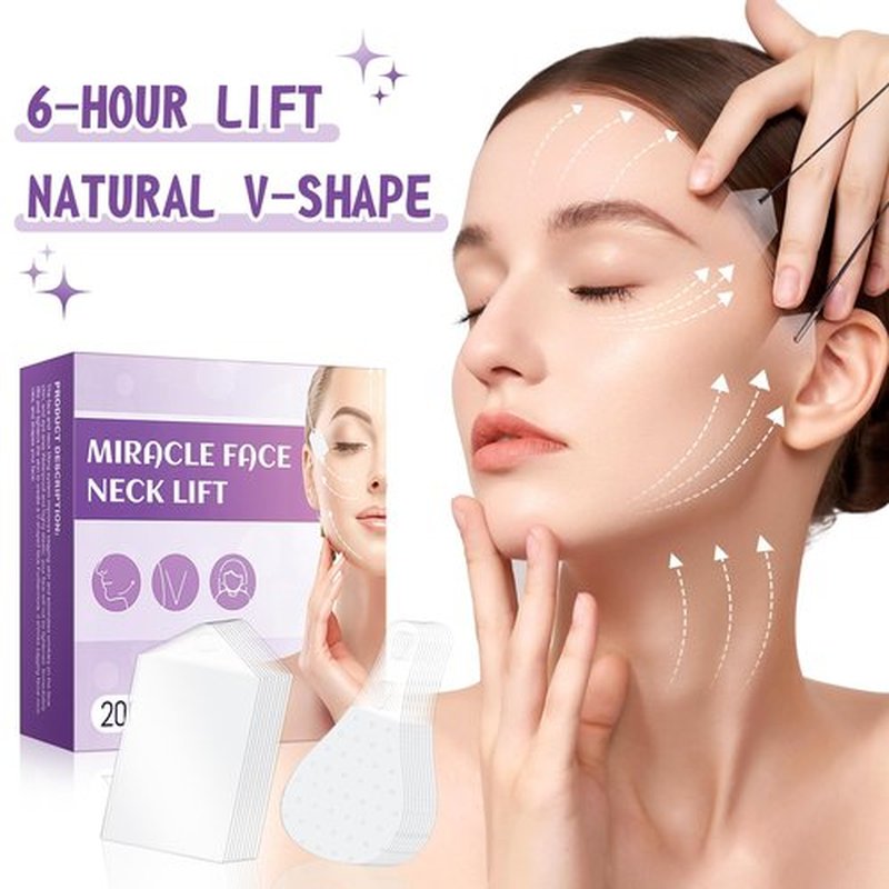MUOCOBU Neck Lift Tape Face Lift Tape 200PCSfgsefsefsefntdrgdrjn51