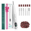 Cordless Nail Drill Kit - 9 Speed Wireless Electric Nail File with LED Display, Portable Nail Drill Machine for Acrylic Gel Nails, Rechargeable 20000RPM Hand Feet Grind Trim Tool for Women Men Baby