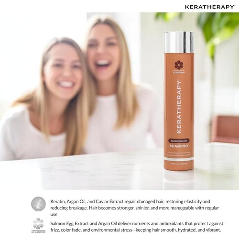 KERATHERAPY Keratin Infusion Repair Conditioner - Restore Dry, Damaged Hair with Caviar & Argan Oil | 10.1 fl. oz.
