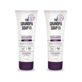 The Grandpa Soap Company Claryfying Witch Hazel Shampoo - Removes Buildup, With Witch Hazel & Lavender Flower, For All Hair Types, Vegan, Sulfates and Parabens Free, 8 Fl Oz 2 Pack
