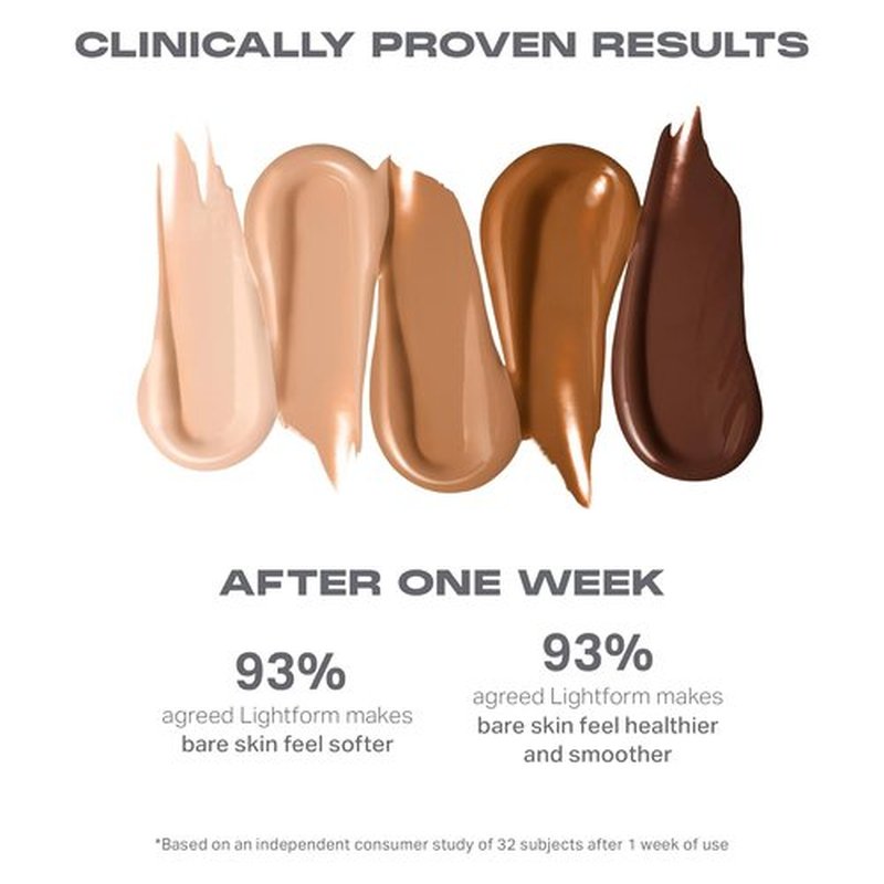 Morphe Lightform Dewy Foundation - Long-Wearing Hydration Makeup for Natural Radiance - Light 07W (1.01 fl oz)