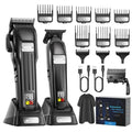Professional Hair Clippers Set for Men - Afloia Premium Haircut Clipper&Trimmer Kit with High Torque Brushless Motor & DLC Coated Detachable Blade& Charging Stand, Gifts for Men Husband Dad
