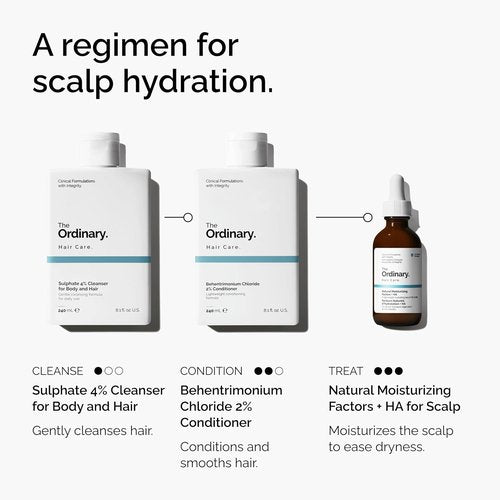 The Ordinary Hair Care - Lightweight Hydrating Scalp Serum with Hyaluronic Acid & Squalane | 2 Fl Oz