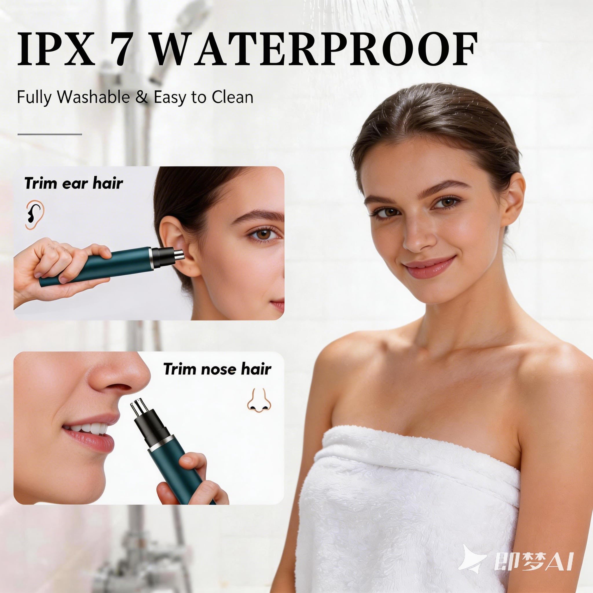 VNTGSHAVER Ear and Nose Hair Trimmer for Women & Men