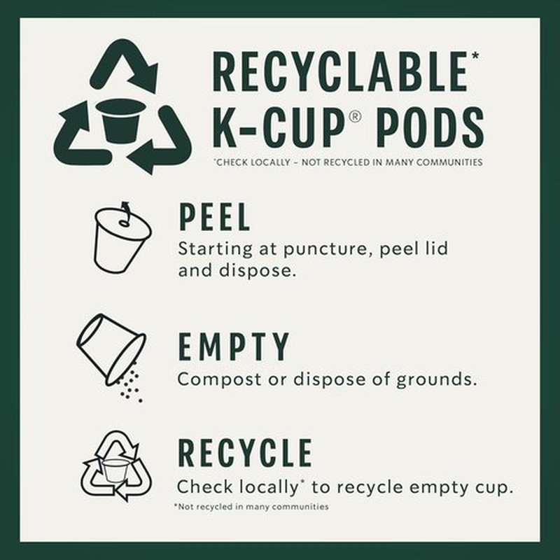 Starbucks K-Cup Coffee Pods - Medium Roast Pike Place Roast for Hot or Iced Coffee | 60 Pods