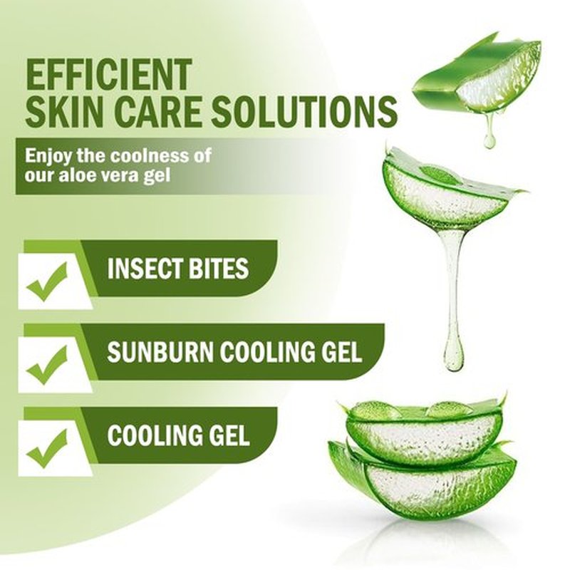 99% Organic Aloe Vera Gel,Aloe Vera Soothing Gel,Natural Moisturizing Lotion for Soothing Skin Care,Long Lasting Moisturizing body Lotion,After Sun Skin Care Cream for Face and Skin (260ml)