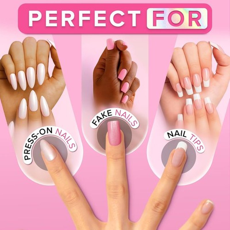 NYK1 NailBond - Super Strong Nail Glue for Press On Nails & Acrylics | Long Lasting, Mess-Free 8ml