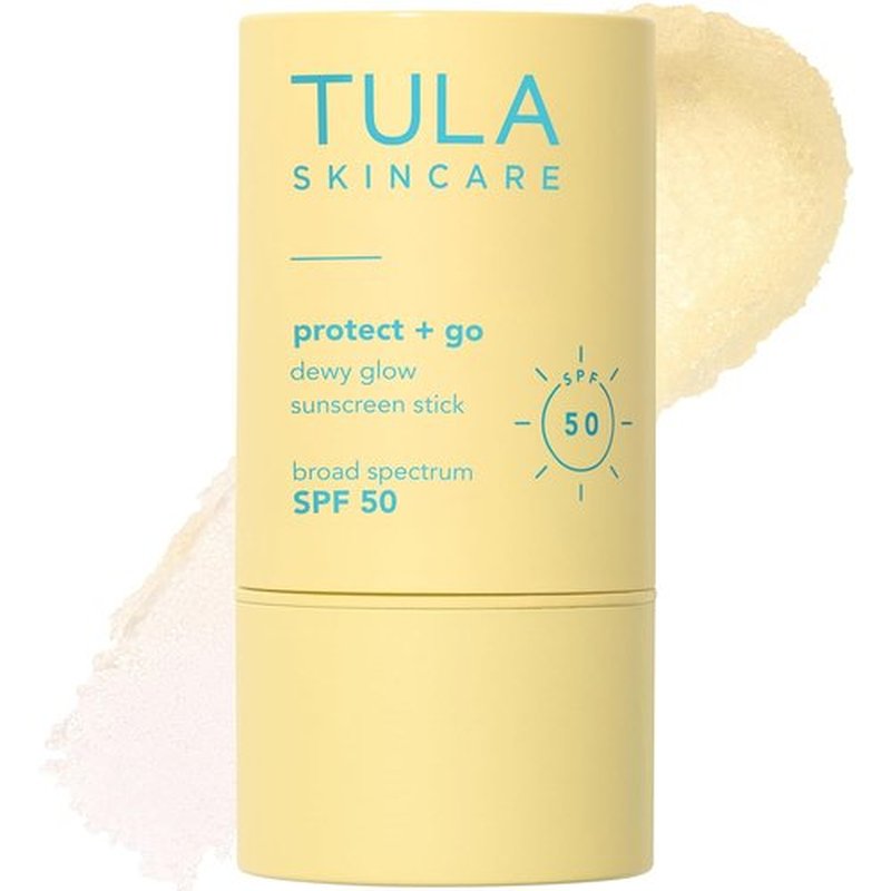 TULA Skincare Protect + Glow Daily Sunscreen SPF 30 - Brightens Dull Skin with Probiotic Superblend | 1.7 FL OZ