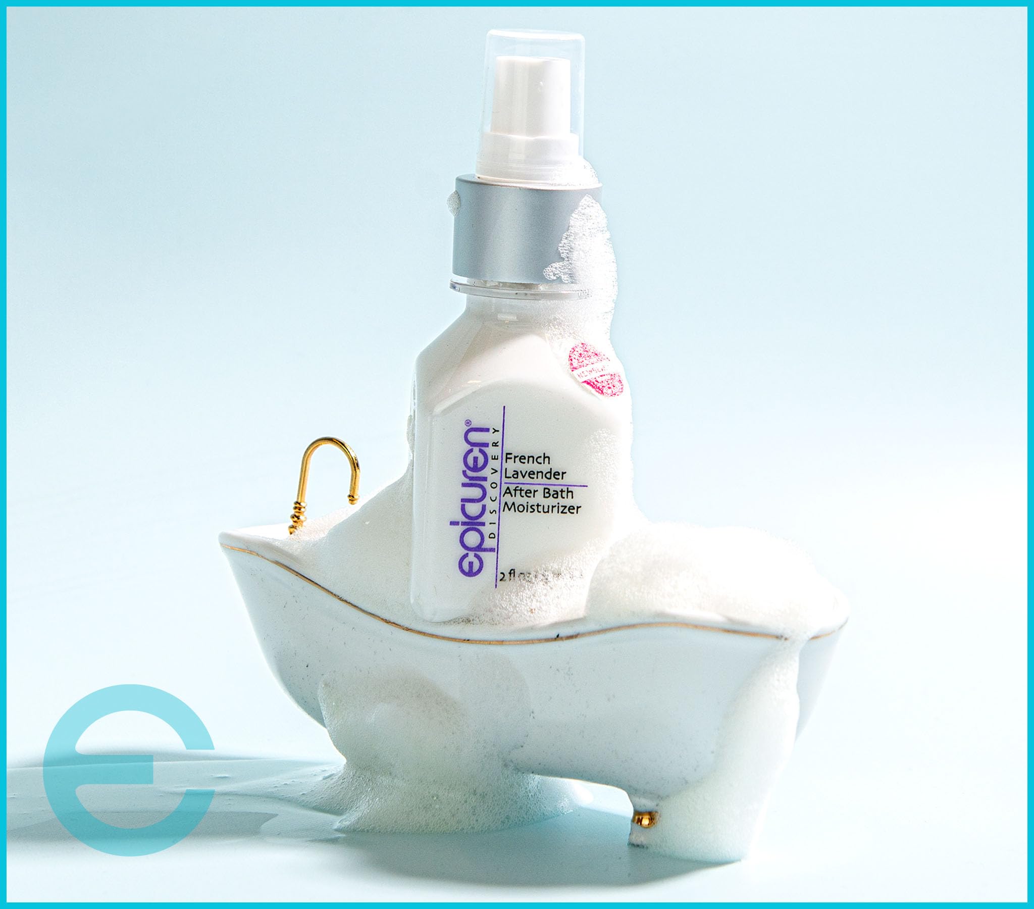 Epicuren Discovery Fresh After Bath Body Moisturizer, Unscented, 2 oz.