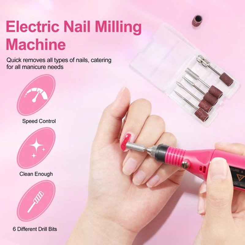 Acrylic Nail Kit for Beginners with Drill U V light, 3pc Acrylic Powder Clear/ Pink /White Set 12Pcs Glitter Powder 200Pcs Fake Tips Nail Starter Kit for Extensions DIY