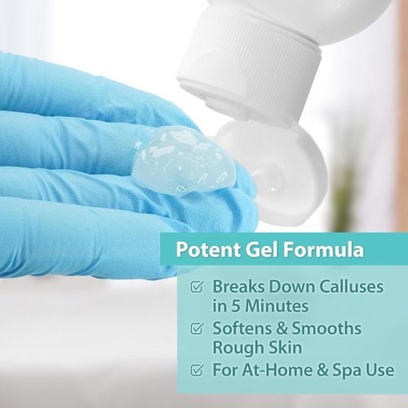Ebanel Professional Callus Remover Gel - 20% Urea & Salicylic Acid for Smooth Feet | Exfoliates Dead Skin